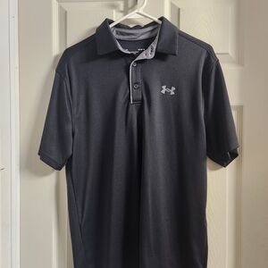 Under Armour Men's Black Polo Shirt
